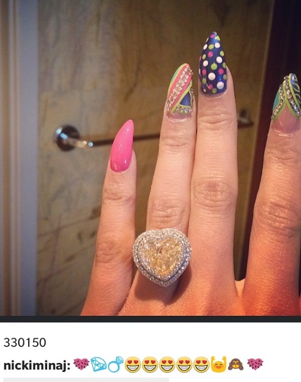 Nicki Minaj fiancée à Meek Mill: photo