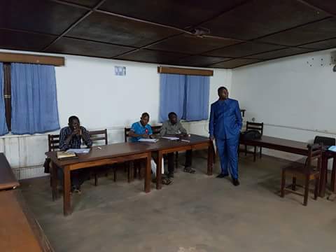 Centrafrique: quand le Président dispense un cours sur la théorie de distribution à l'Université. (photos)