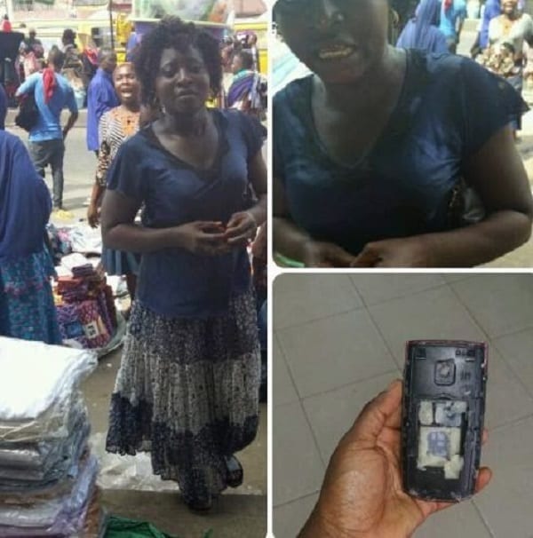 Nigeria: Une femme se fait vendre un téléphone avec du foutou comme batterie (photos)