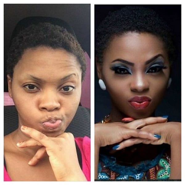 8 célébrités africaines qui sont complètement différentes sans maquillage: photos