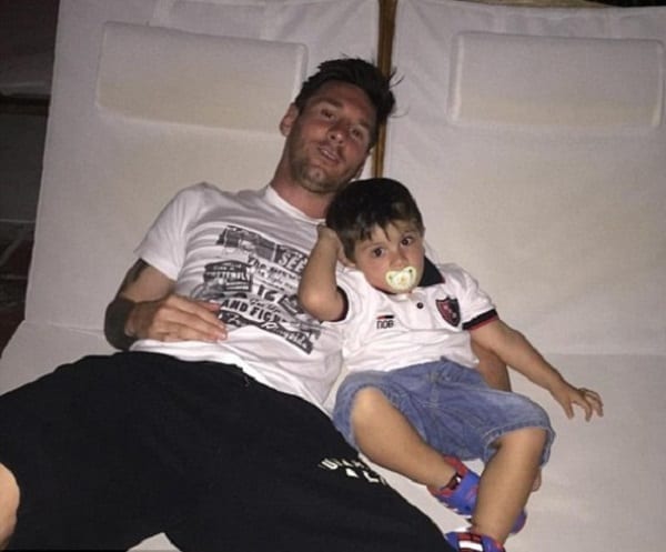 Lionel Messi partage une belle photo de lui et son fils: photo