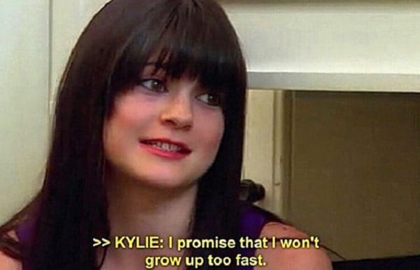 Kylie Jenner admet qu'elle a grandi trop vite:photo
