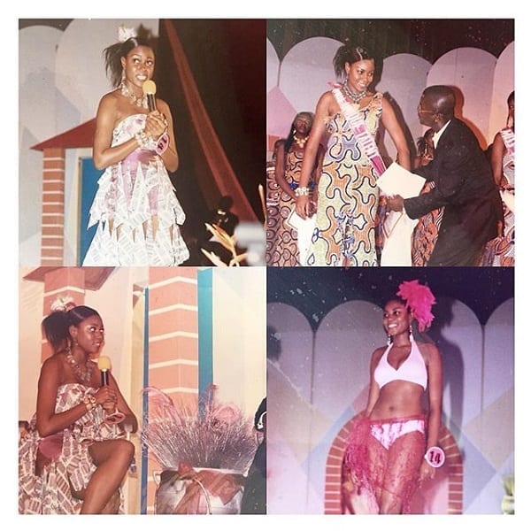Yvonne Nelson: Elle poste des photos d'elle et de sa mère petites et quand elle était candidate à Miss Ghana...