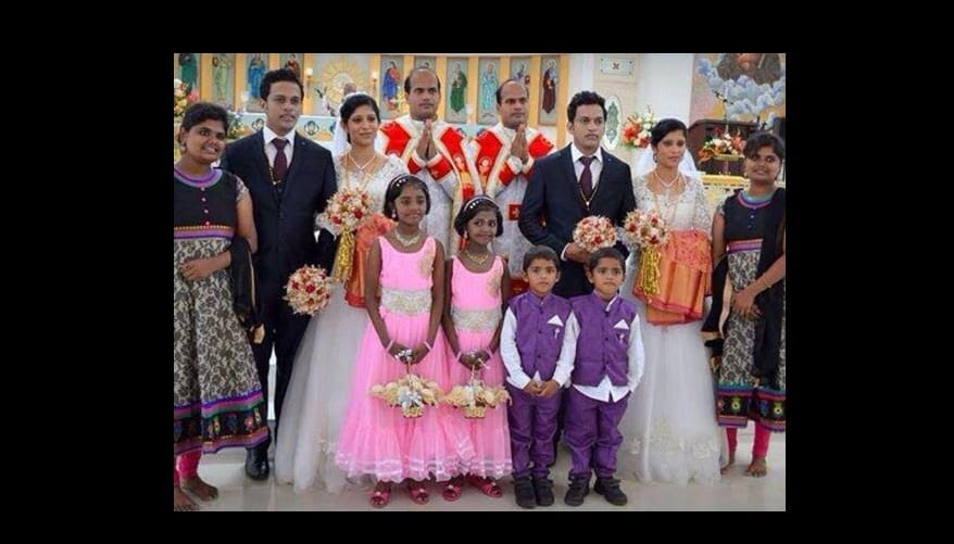 Des jumeaux épousent des jumelles et la cérémonie présidée par des prêtres jumeaux…PHOTOS