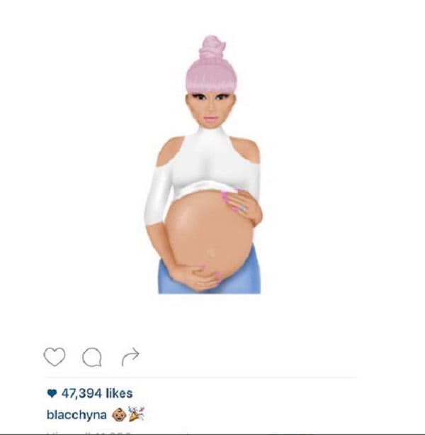 Blac Chyna enceinte de Rob Kardashian