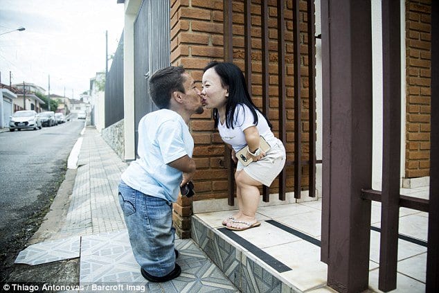 Paulo et Katyucia, le couple le plus court du monde: PHOTOS