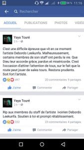 Drogba Didier et Yaya Touré soutiennent Debordeaux DJ