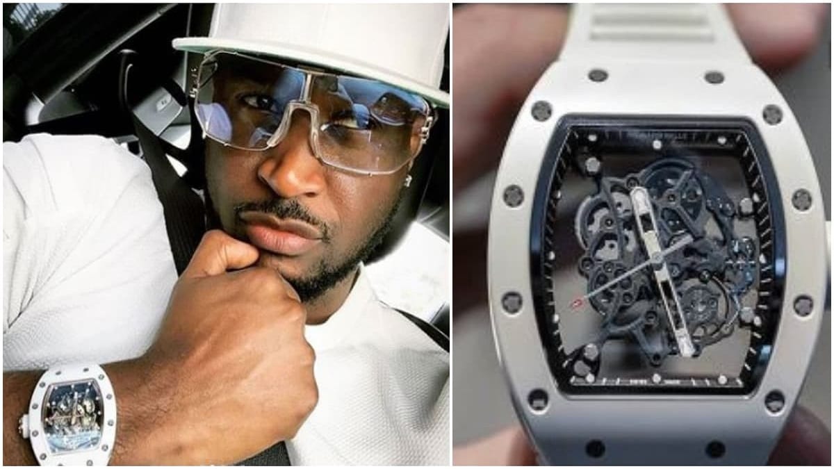 Peter Okoye accus d avoir port une fausse montre de marque