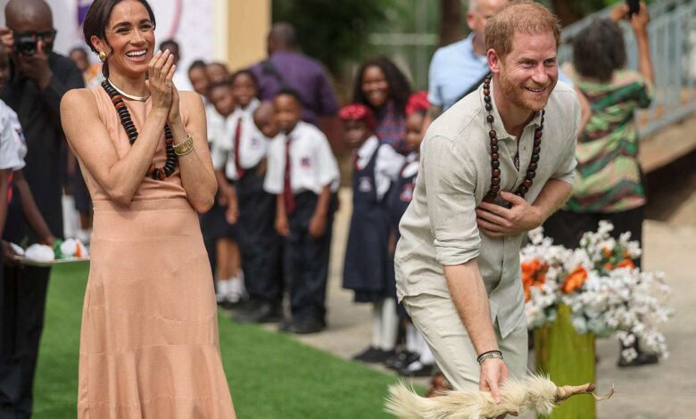 le Prince Harry et Meghan Markle au Nigeria