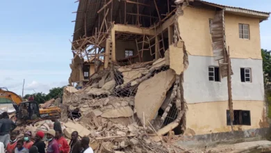 l’effondrement d’une ecole tue 22 eleves au Nigeria