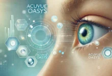 ACUVUE OASYS contact lenses with minimal text