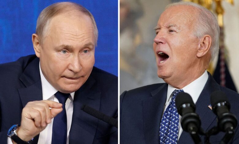 Vladimir Poutine et Joe Biden